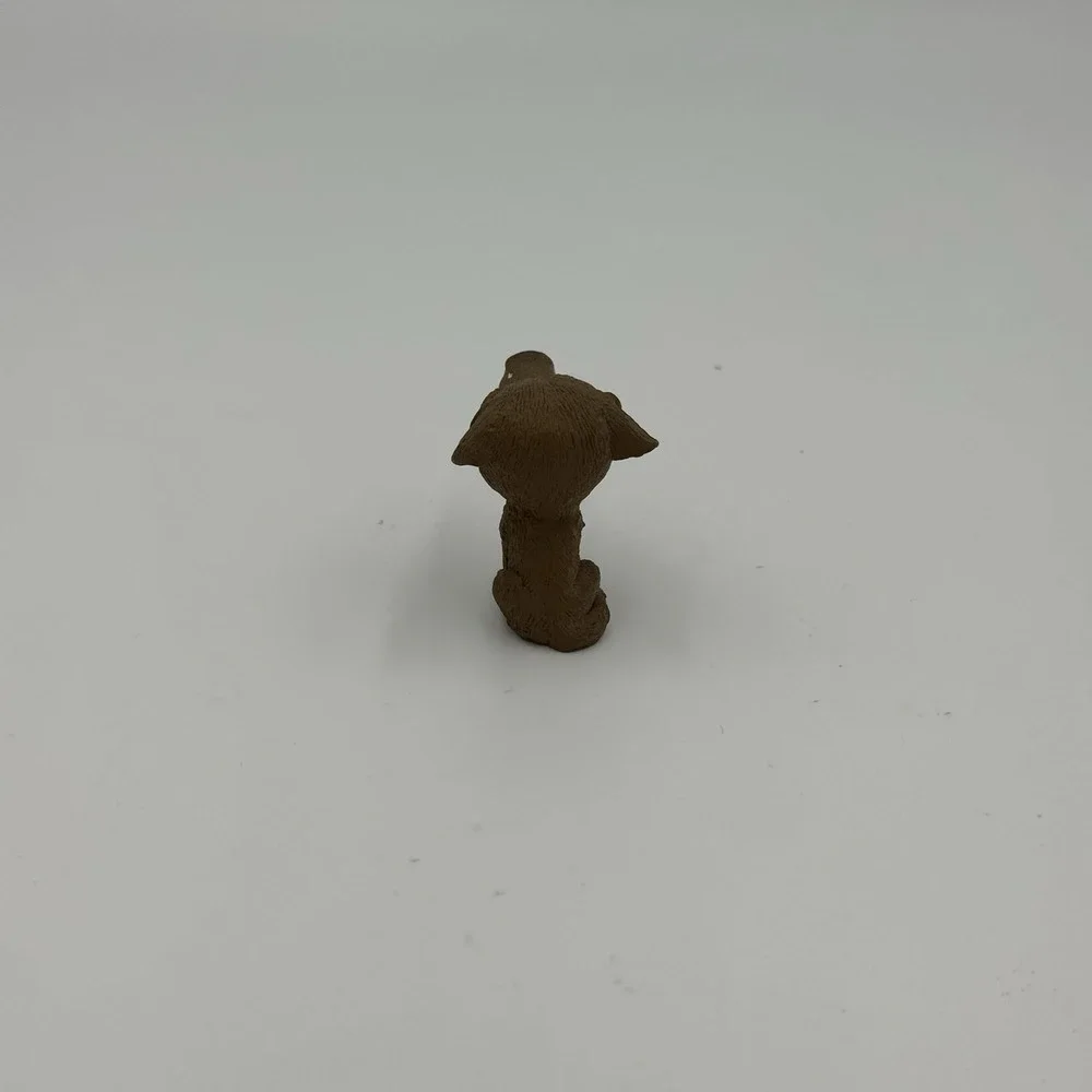 Chocolate Lab Big Head Dog Toy Figure Collectable Trinket